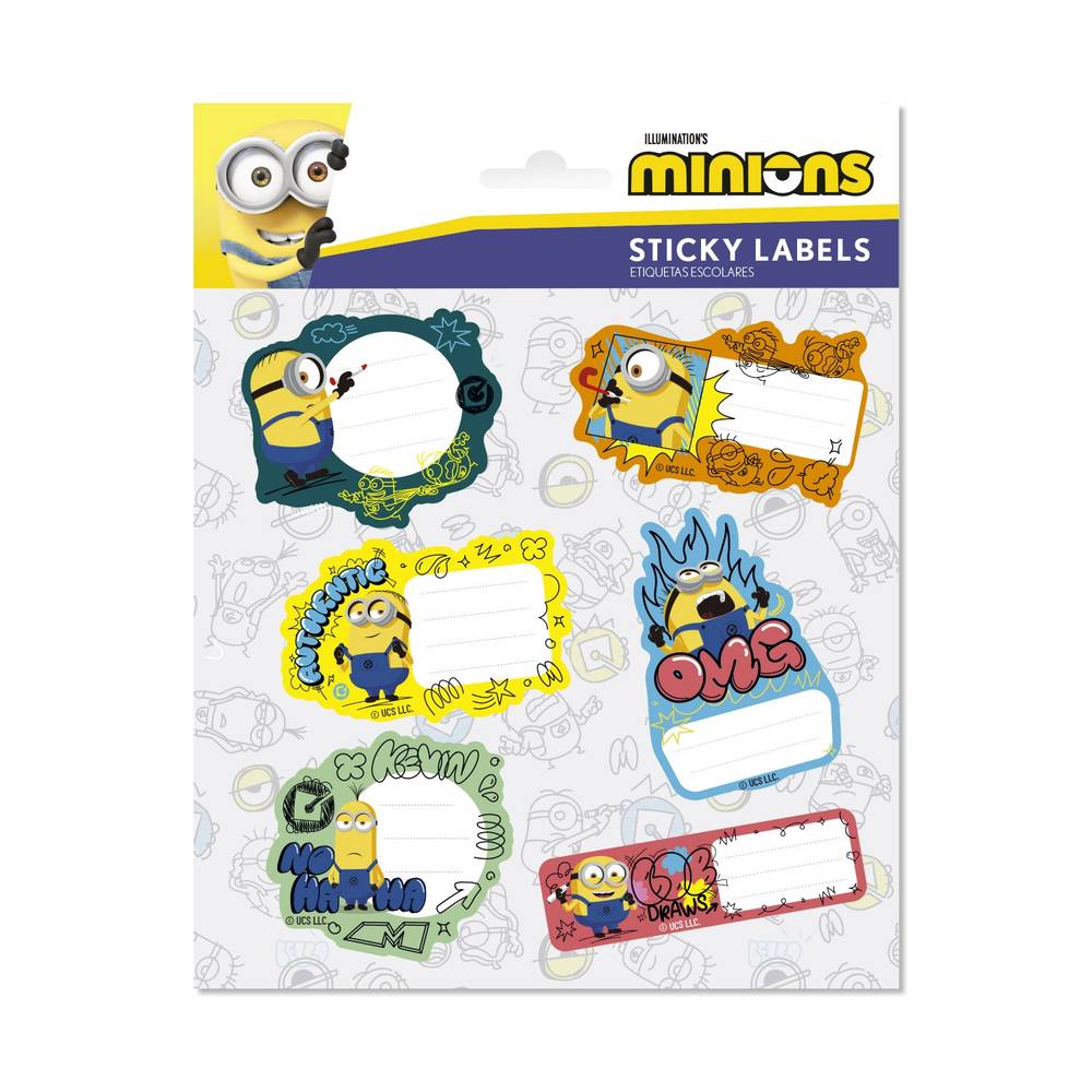 Grupo Erik Minions - Premium SelfAdhesive Labels Selbstklebende Etiketten - Mehrfarben